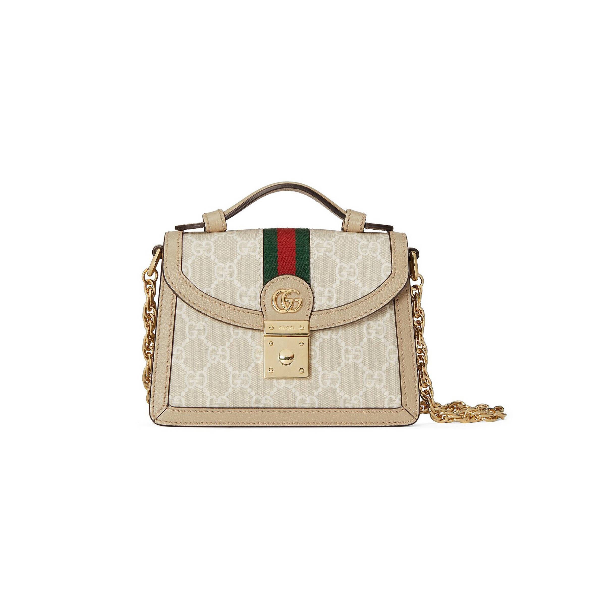 GUCCI OPHIDIA GG MINI SHOULDER BAG   696180 (17.5*13*6cm)