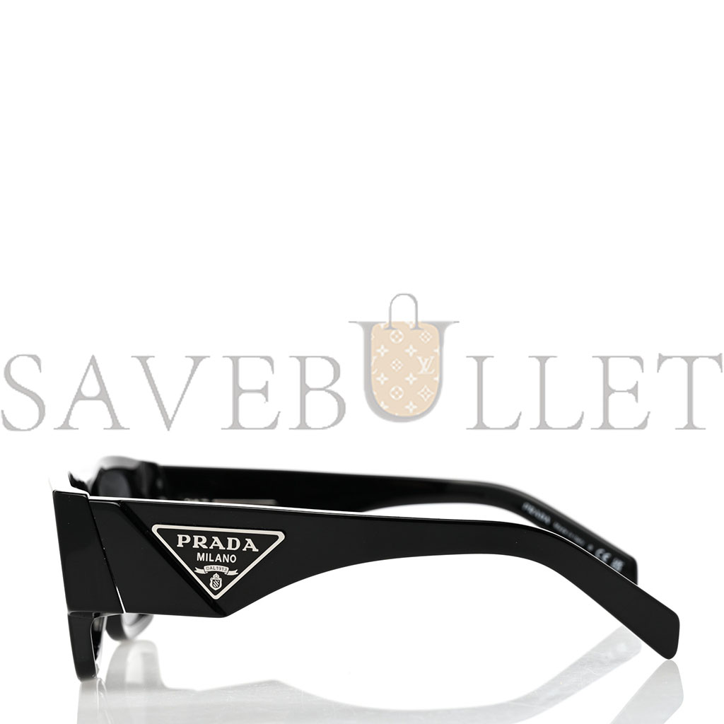 PRADA ACETATE SYMBOLE SUNGLASSES SPR 10Z BLACK