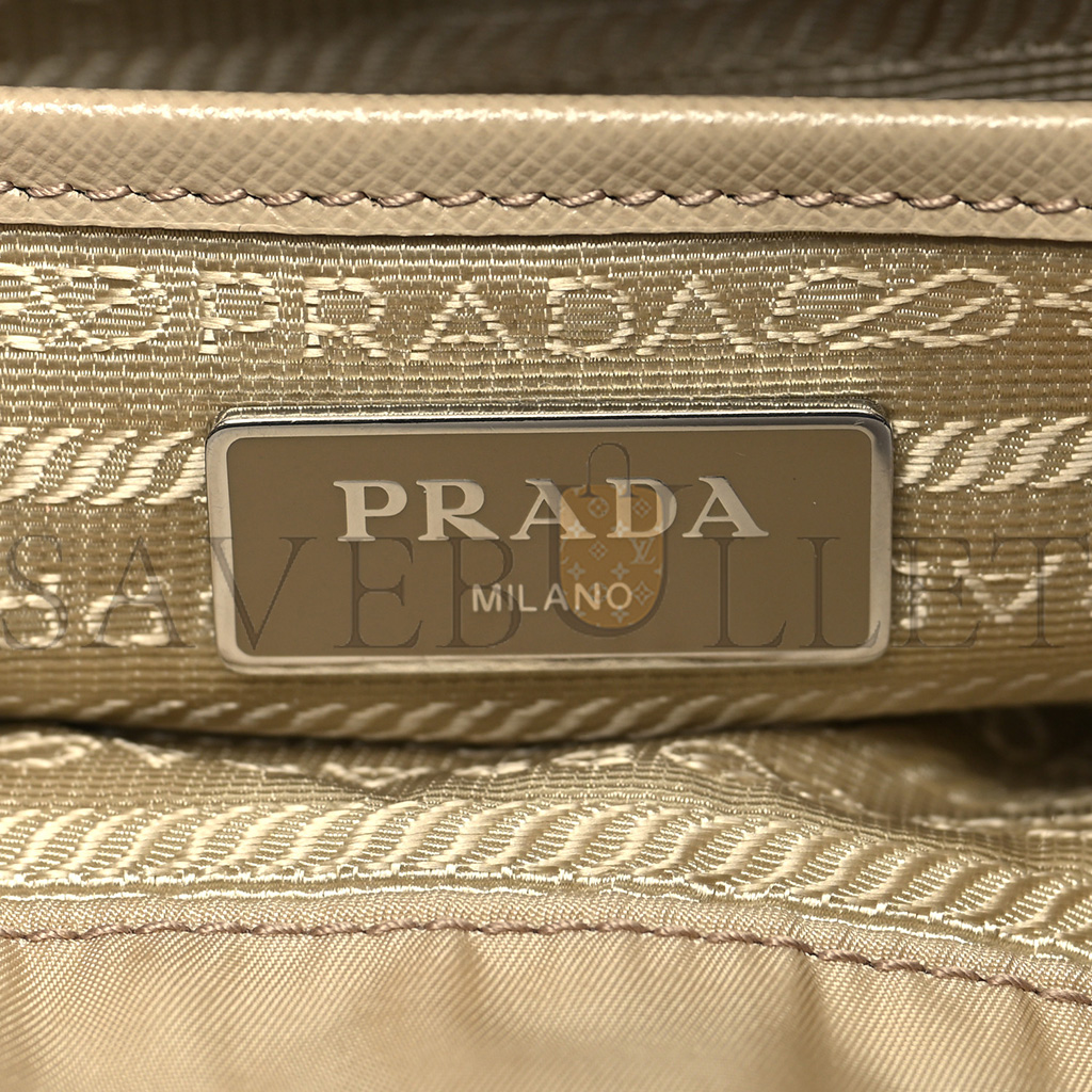 PRADA NYLON SAFFIANO MEDIUM BACKPACK DESERTO (30*30*15cm)