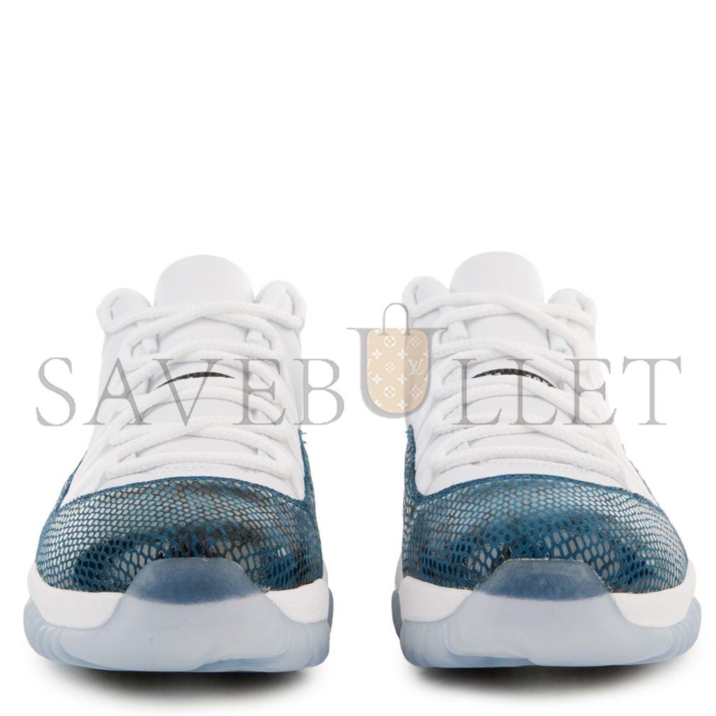 NIKE AIR JORDAN 11 RETRO LOW NAVY SNAKESKIN CD6846-102