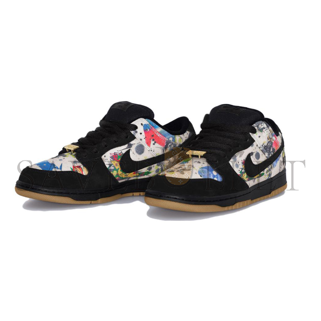 NIKE FD4617-667SUPREME X NIKE DUNK LOW RAMMELLZEE FD8778-001