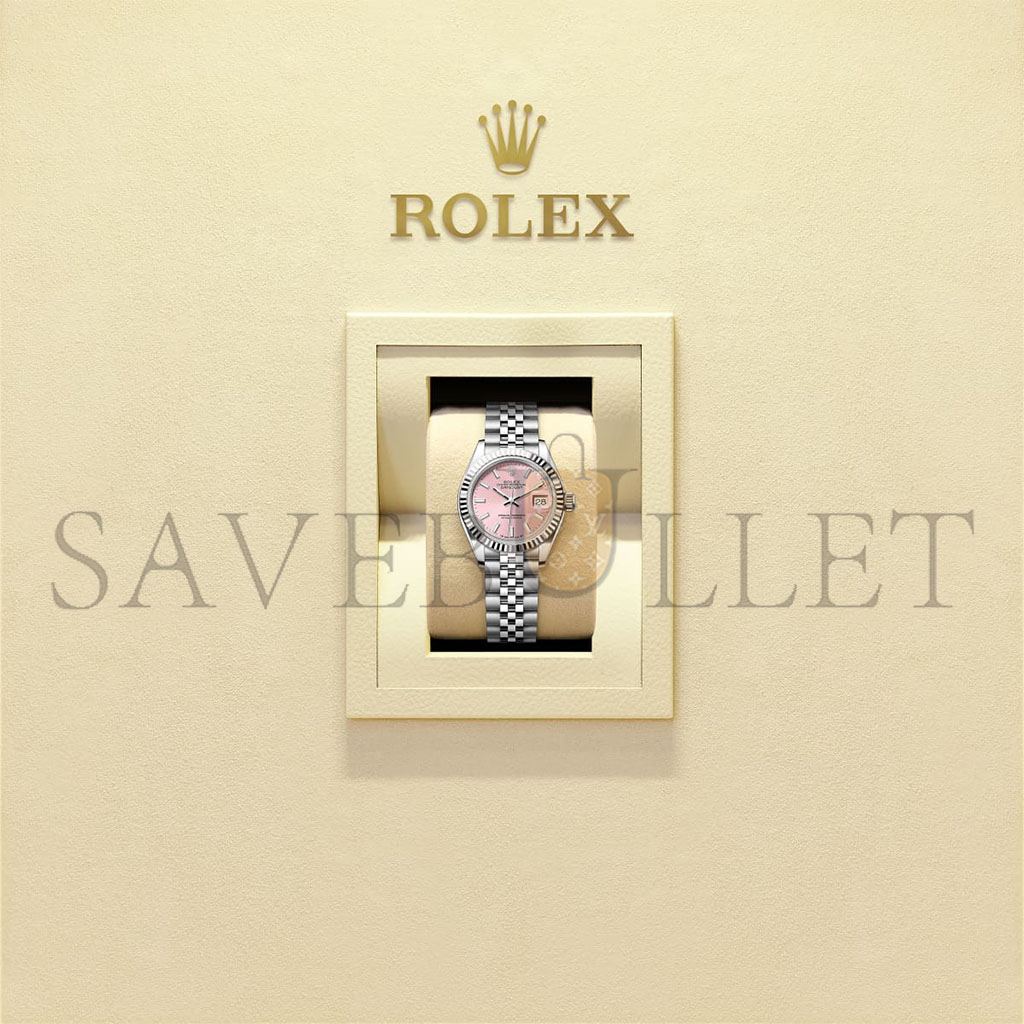 ROLEX LADY-DATEJUST 28 MM, OYSTERSTEEL AND WHITE GOLD WATCH 279174