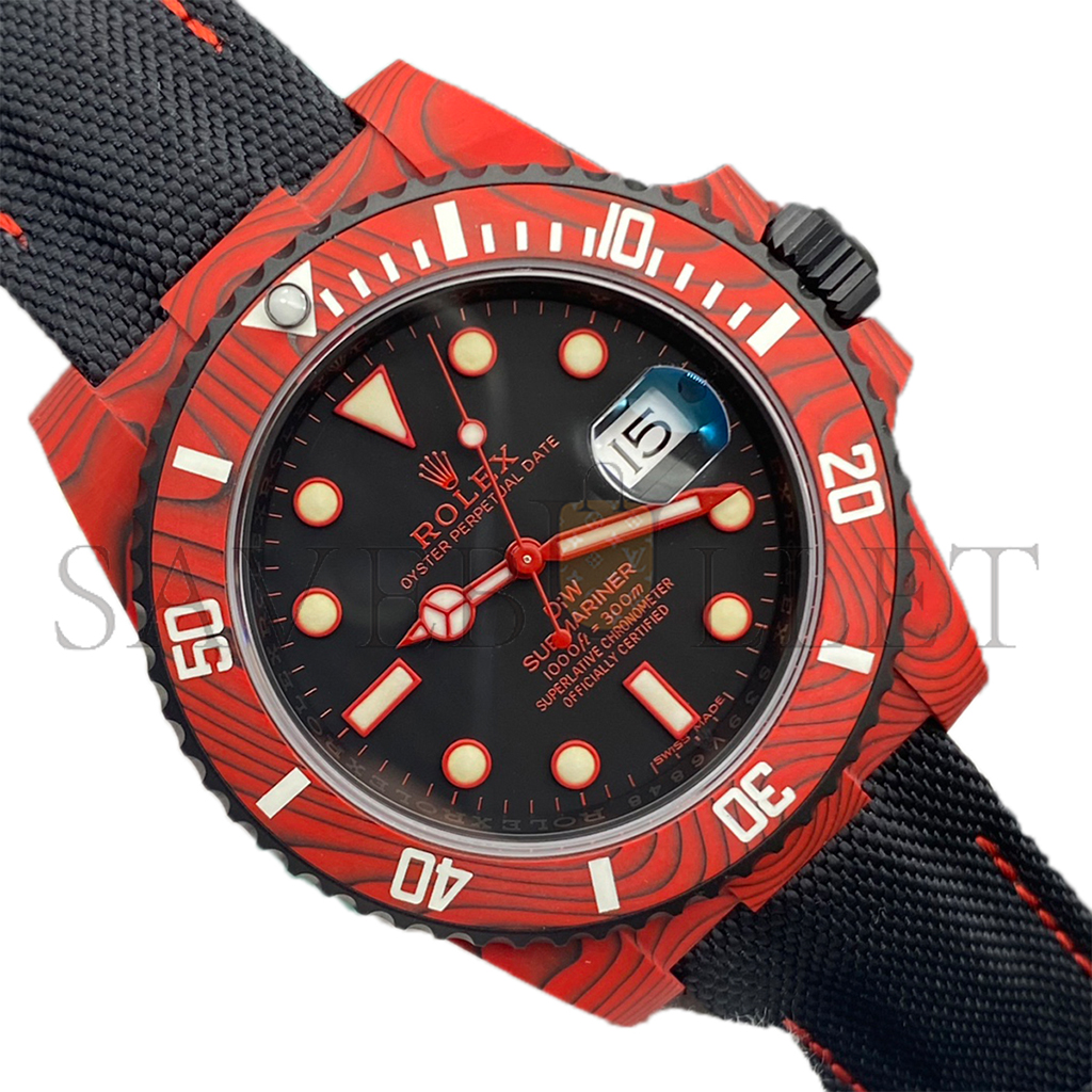 ROLEX SUBMARINER DIW RED CARBON WATCH 116610