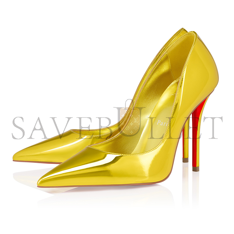 CHRISTIAN LOUBOUTIN MISS Z 100 MM PUMPS-LAMINATED CALF LEATHER-DELIGHT-WOMEN 1250650Y448 CHRISTIAN LOUBOUTIN MISS Z 100 MM PUMPS-LAMINATED CALF LEATHER-DELIGHT-WOMEN 1250650Y448