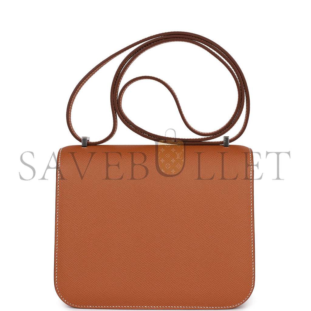 HERMES CONSTANCE 18 GOLD EPSOM PALLADIUM HARDWARE (18cm)