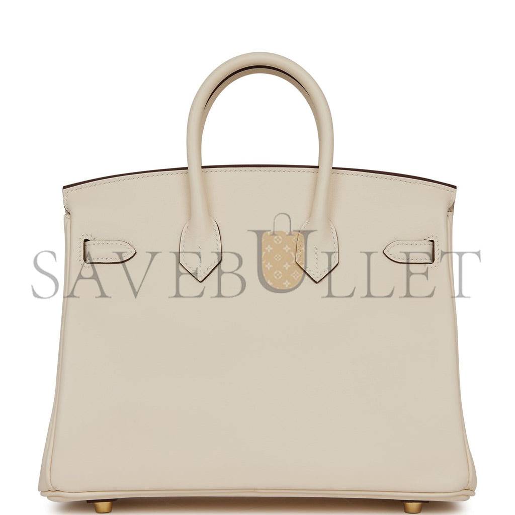 HERMES BIRKIN 25 NATA SWIFT GOLD HARDWARE (25cm)