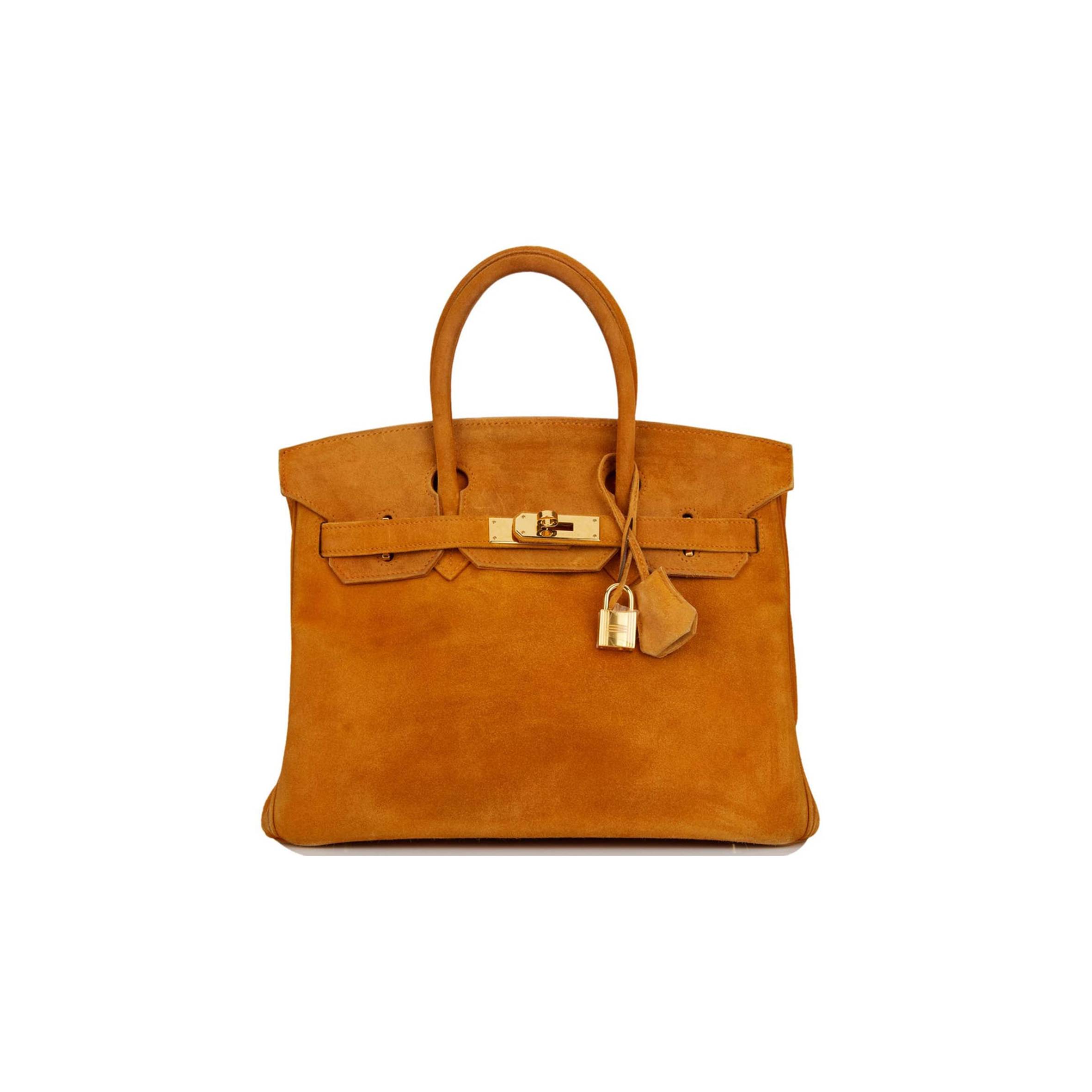 HERMES BIRKIN 30 ORANGE H DOBLIS GOLD HARDWARE (30cm)