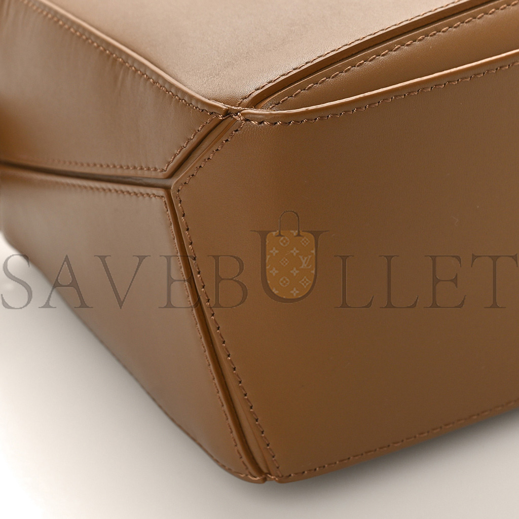 LOEWE SATIN CALFSKIN MONOCHROME SMALL PUZZLE EDGE BAG PALE OAK (24*16.5*10.5cm)