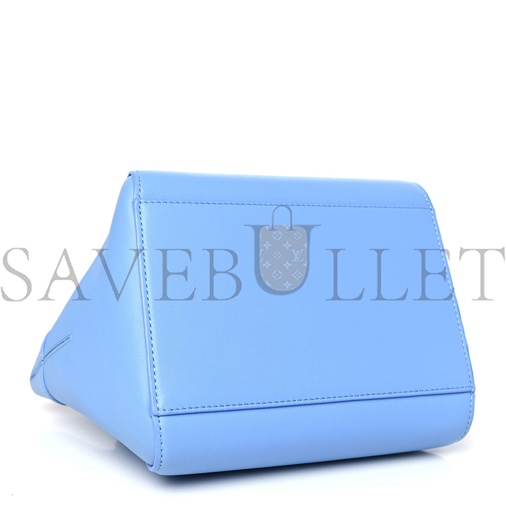 LOEWE CALFSKIN SMALL HAMMOCK NUGGET SHOULDER BAG CELESTINE BLUE (23*20*18cm)