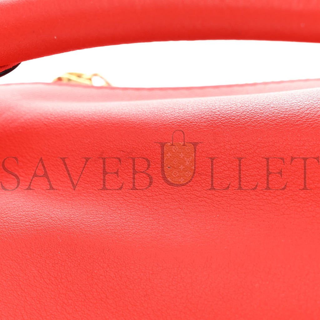 LOEWE CALFSKIN MEDIUM PUZZLE BAG SCARLET (28*18*12cm)