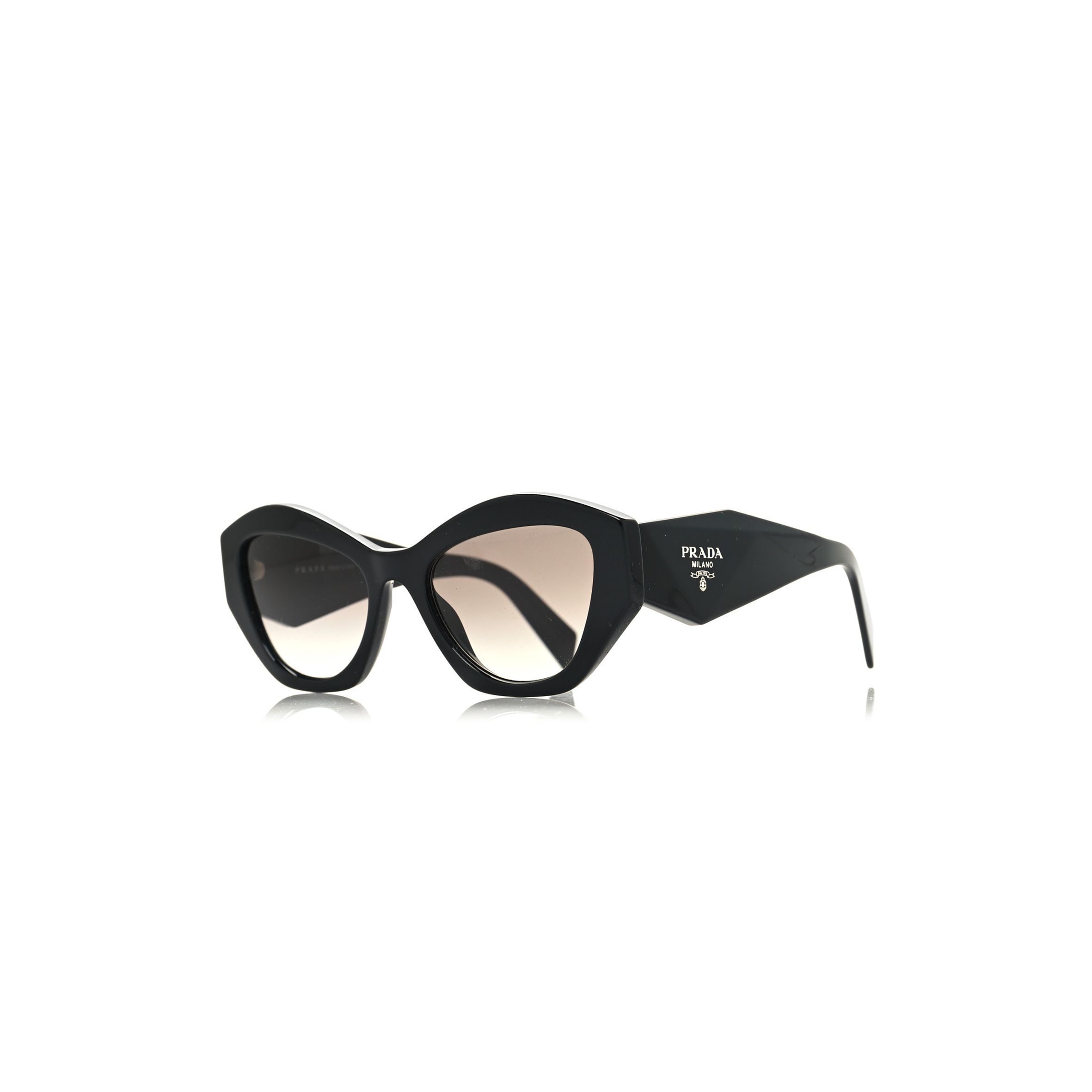 PRADA ACETATE SYMBOLE SUNGLASSES SPR 07Y BLACK 