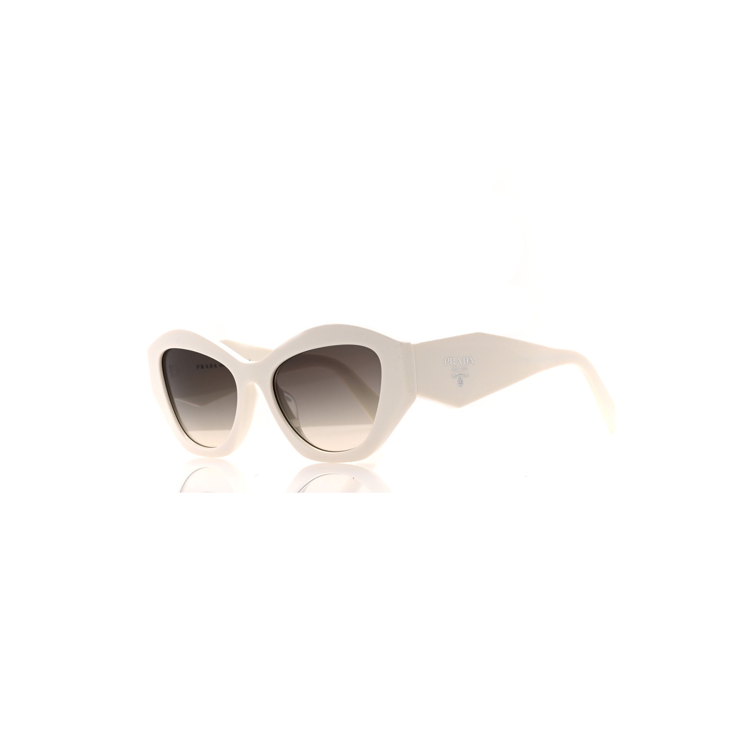 PRADA ACETATE SYMBOLE SUNGLASSES SPR 07Y-F WHITE