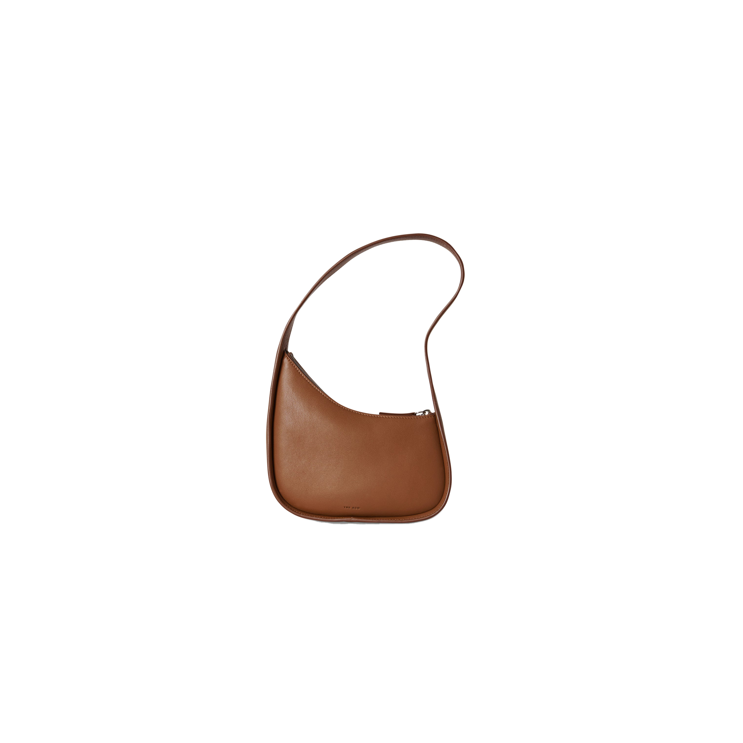 THE ROW HALF MOON BAG IN LEATHER CUIR W1249L60CRPD (34*20*6cm)